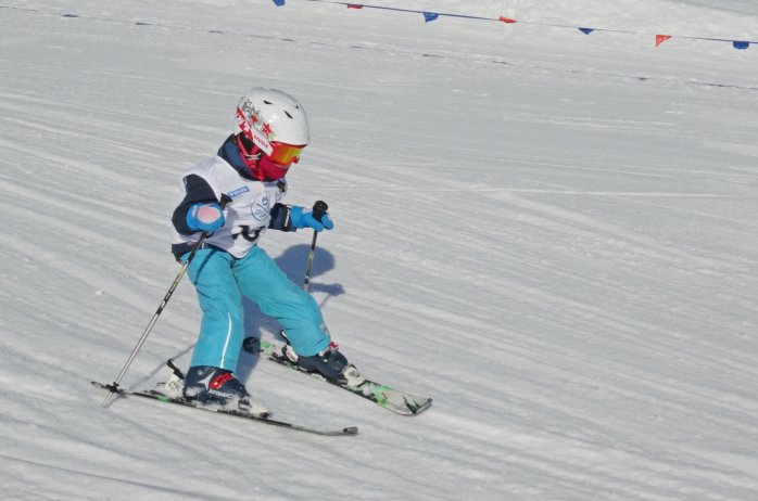 Zawodnik ma trasie konkursu